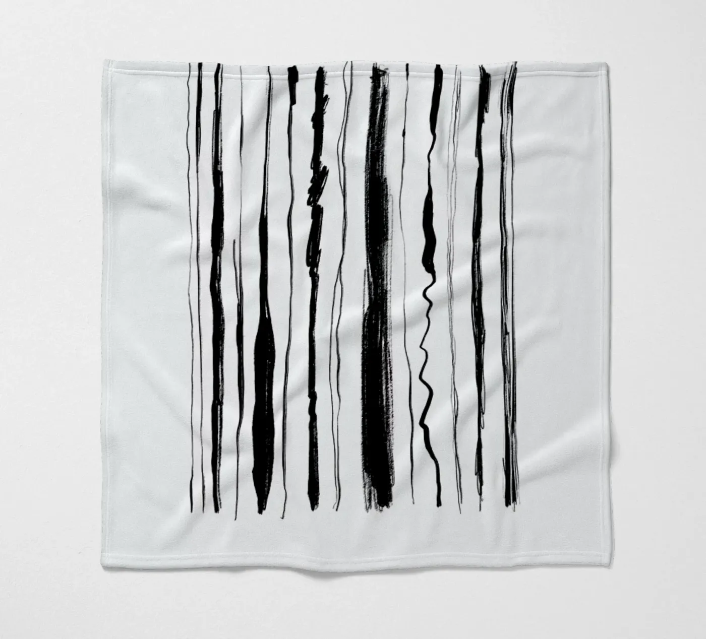Abstraction fleecedeken van Graphite
