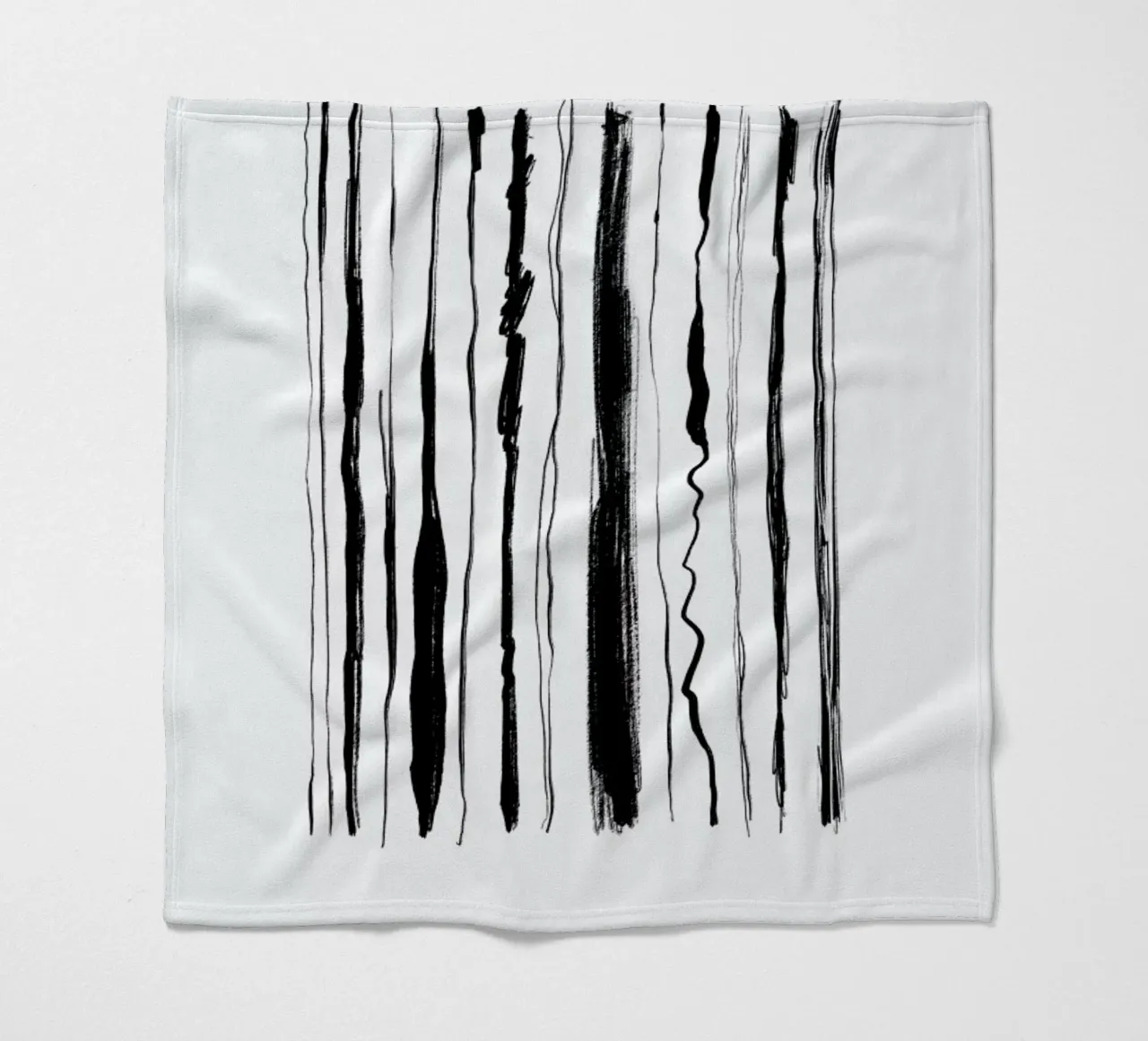 Abstraction fleecedeken van Graphite