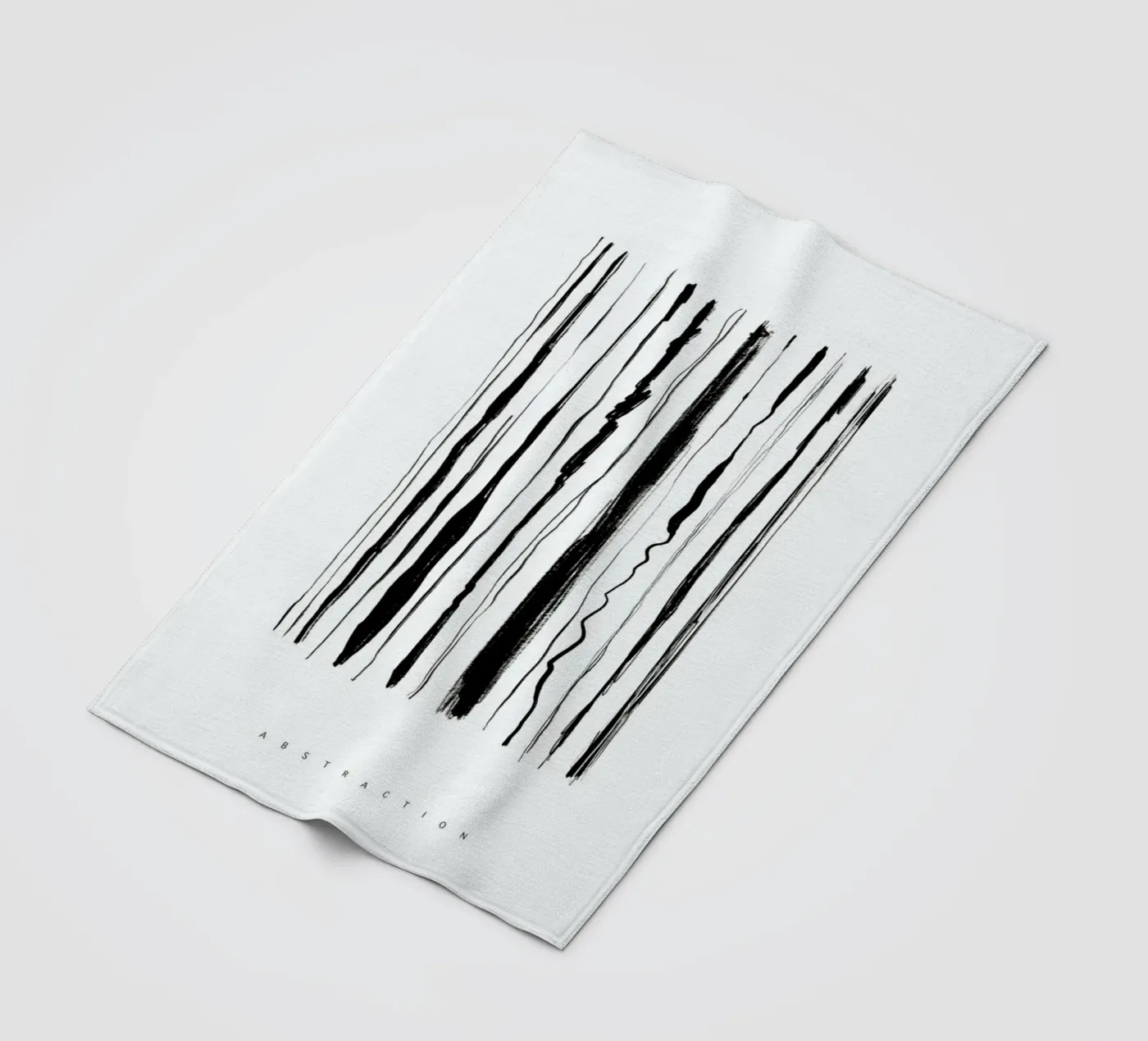 Abstraction fleecedeken van Graphite