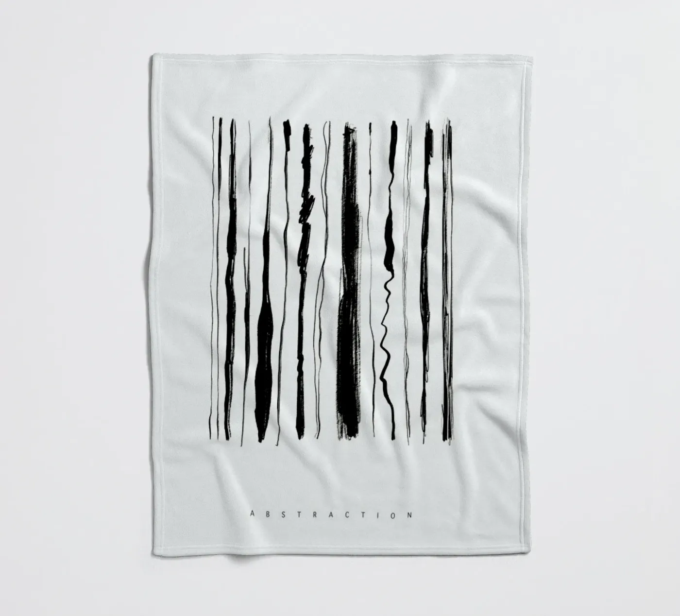 Abstraction fleecedeken van Graphite