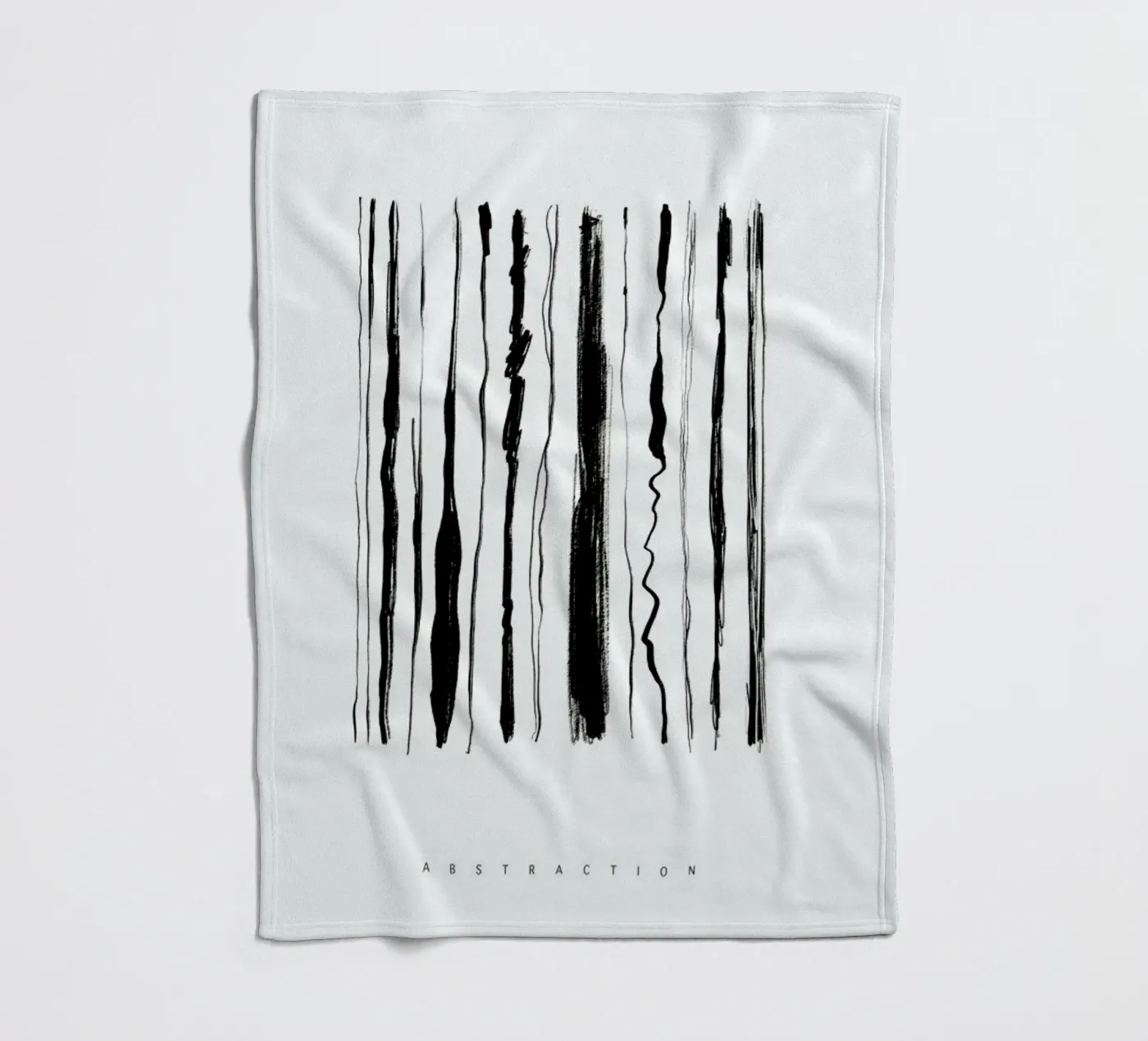 Abstraction fleecedeken van Graphite