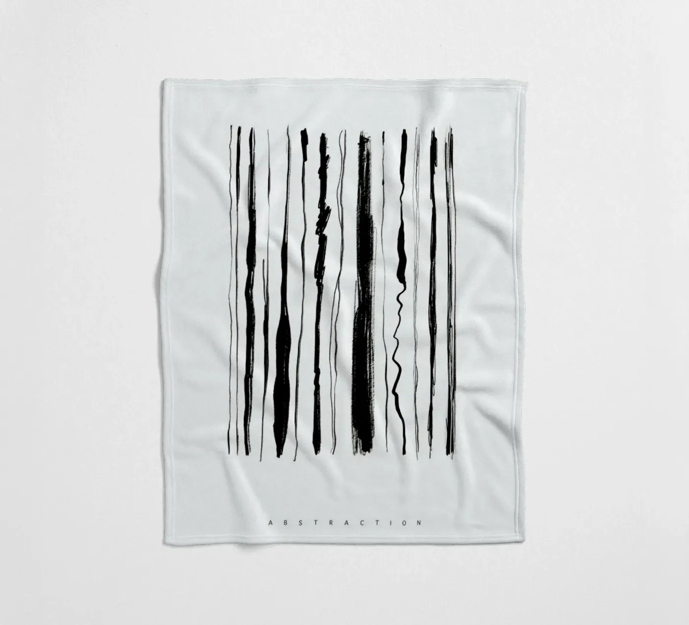 Abstraction fleecedeken van Graphite