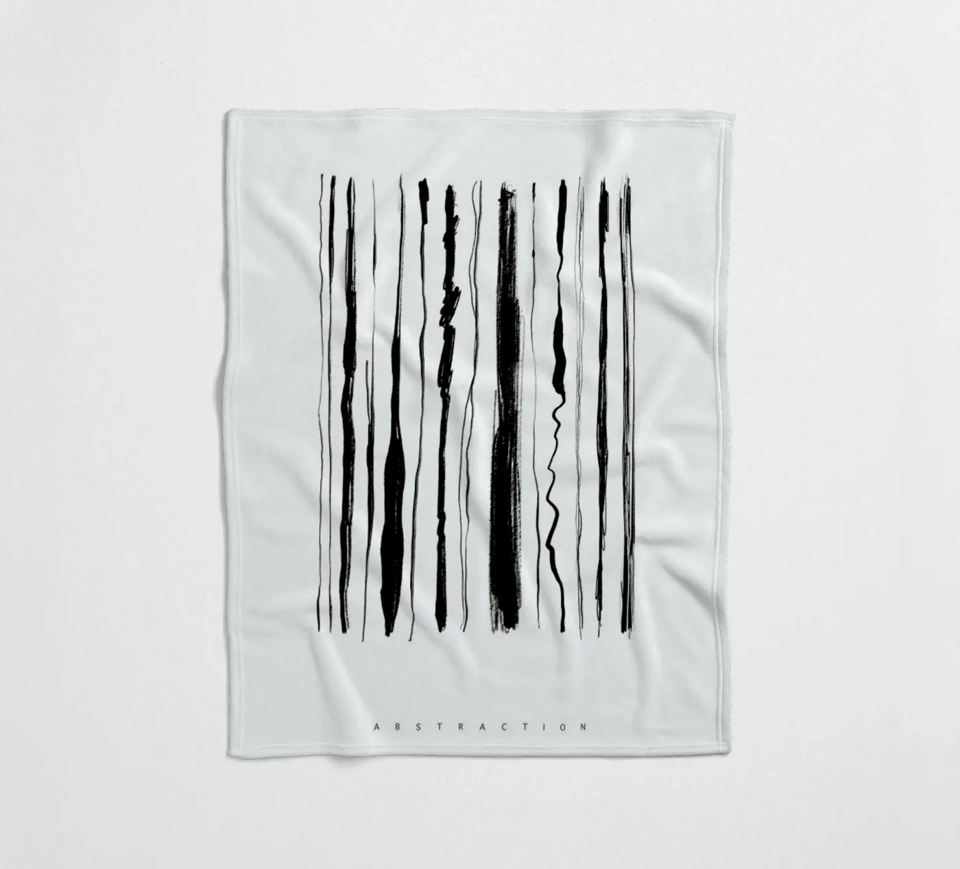 Abstraction fleecedeken van Graphite