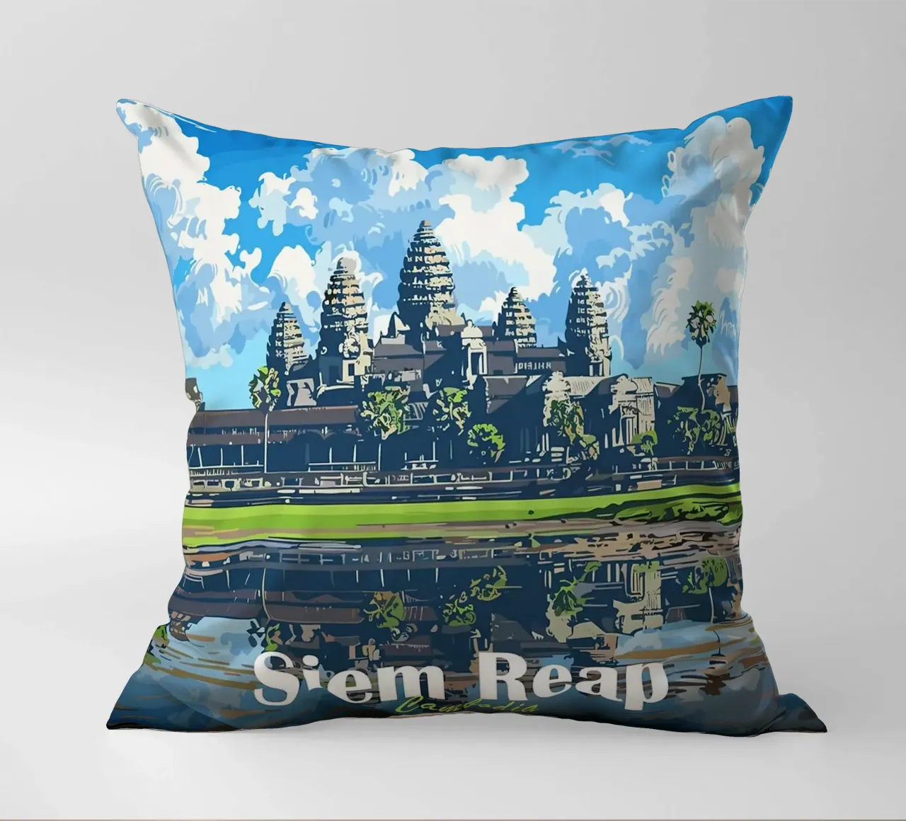 Siem Reap cuscino da Kevin Walters