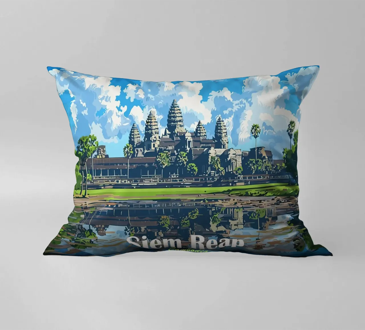 Siem Reap cuscino da Kevin Walters