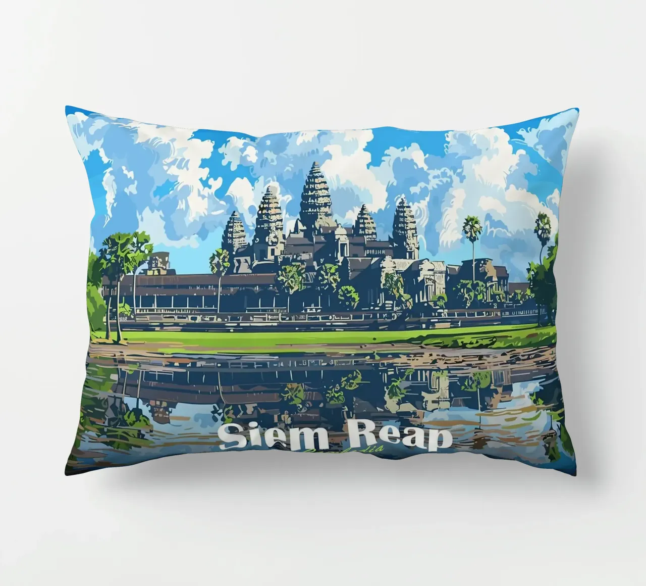 Siem Reap cuscino da Kevin Walters