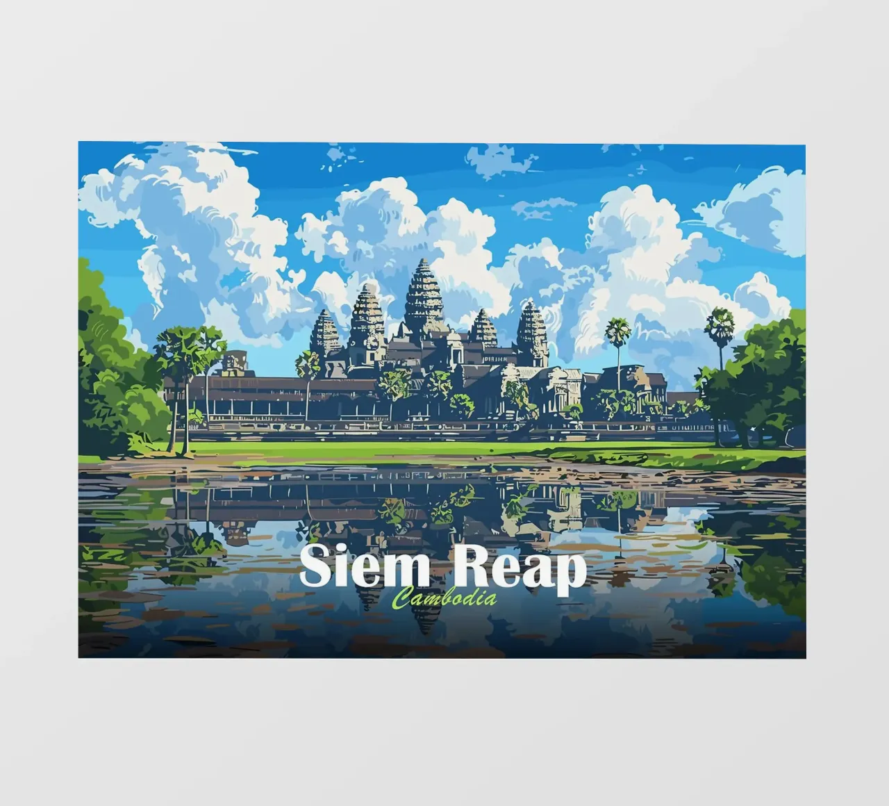 Siem Reap pellicola backlit da Kevin Walters