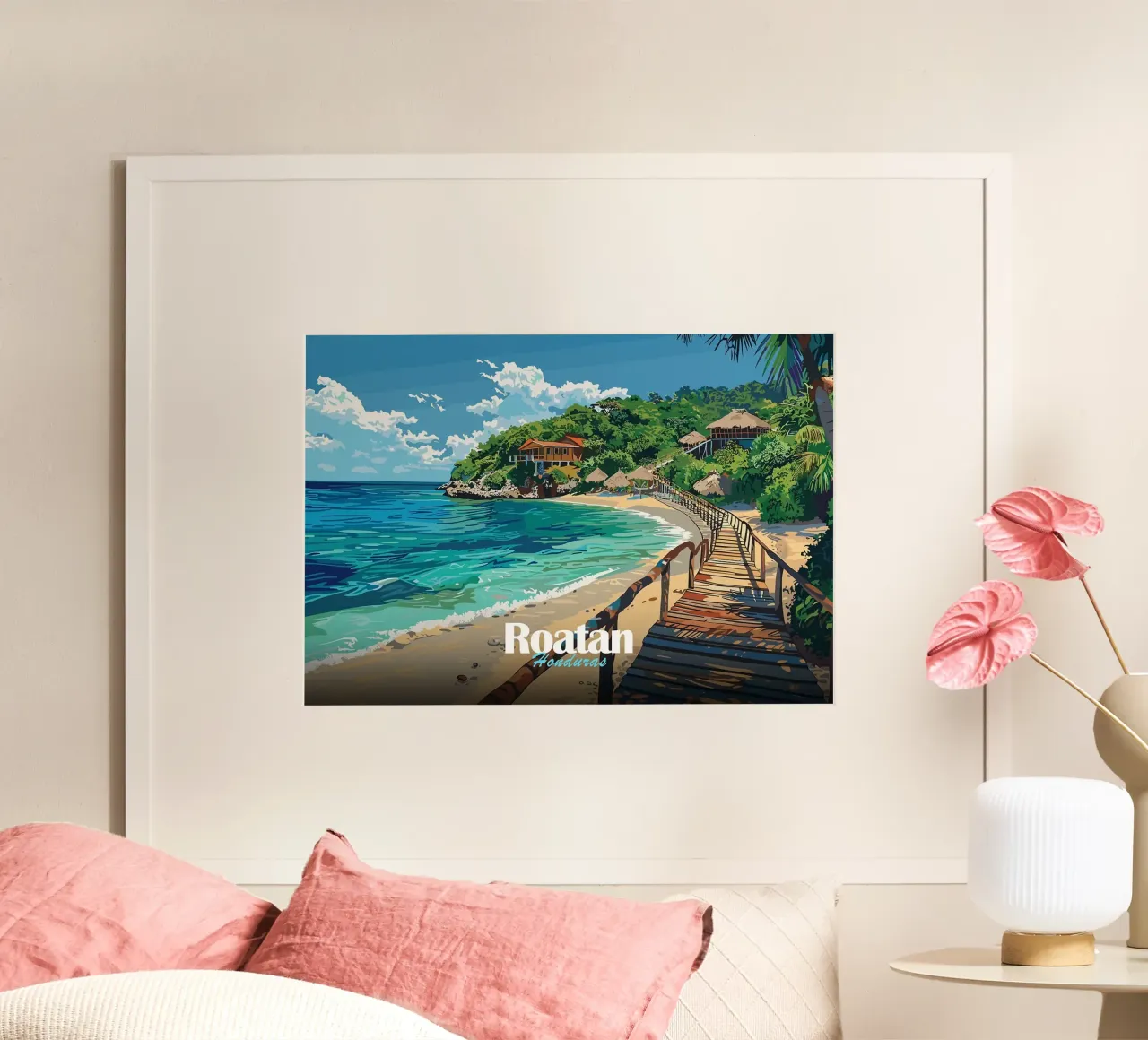 Roatan poster con telaio in plastica da Kevin Walters