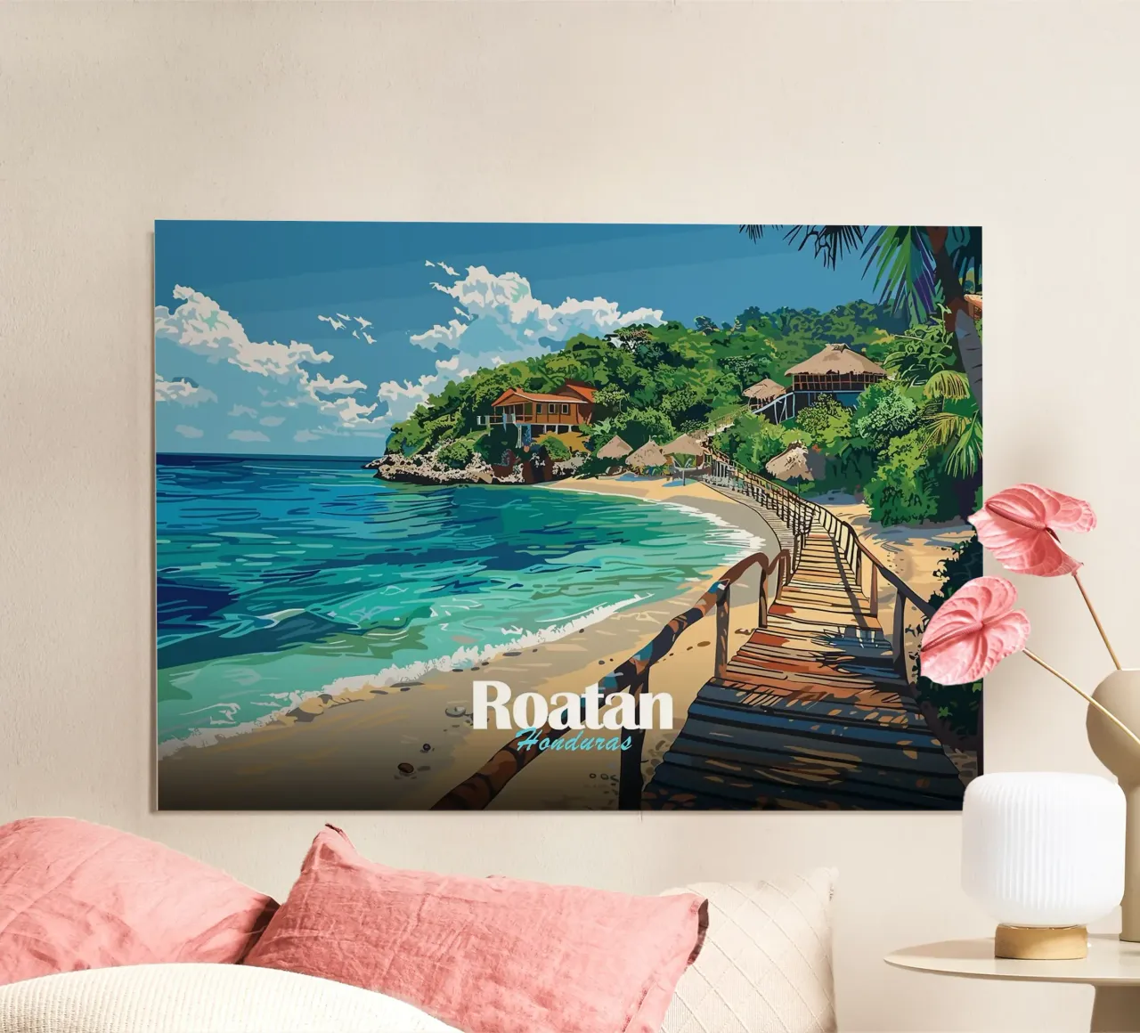 Roatan poster con telaio in plastica da Kevin Walters