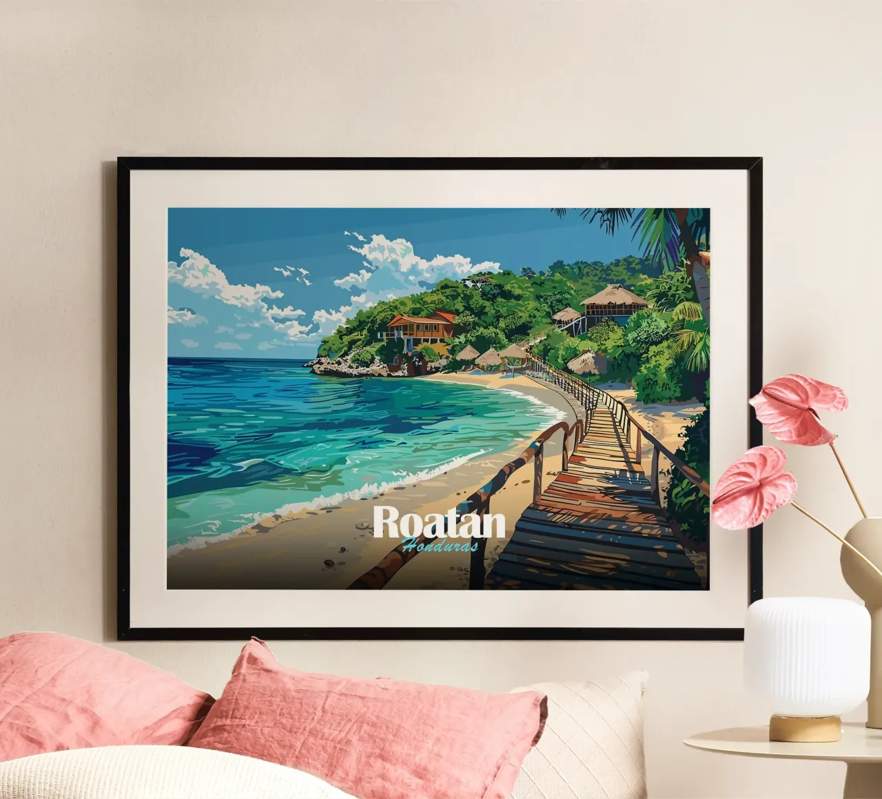 Roatan poster con telaio in plastica da Kevin Walters