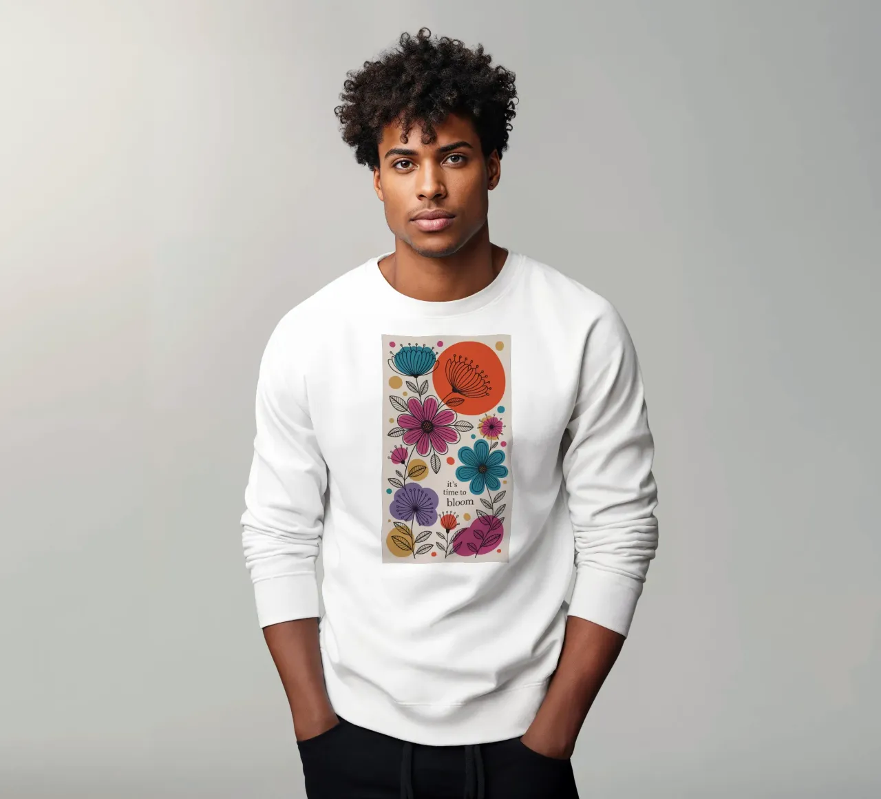 TIME TO BLOOM Sweatshirt von 20 Farben