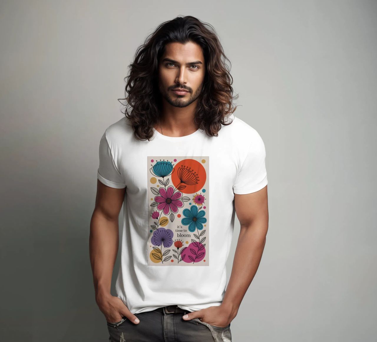 TIME TO BLOOM t-shirt da 20 Farben