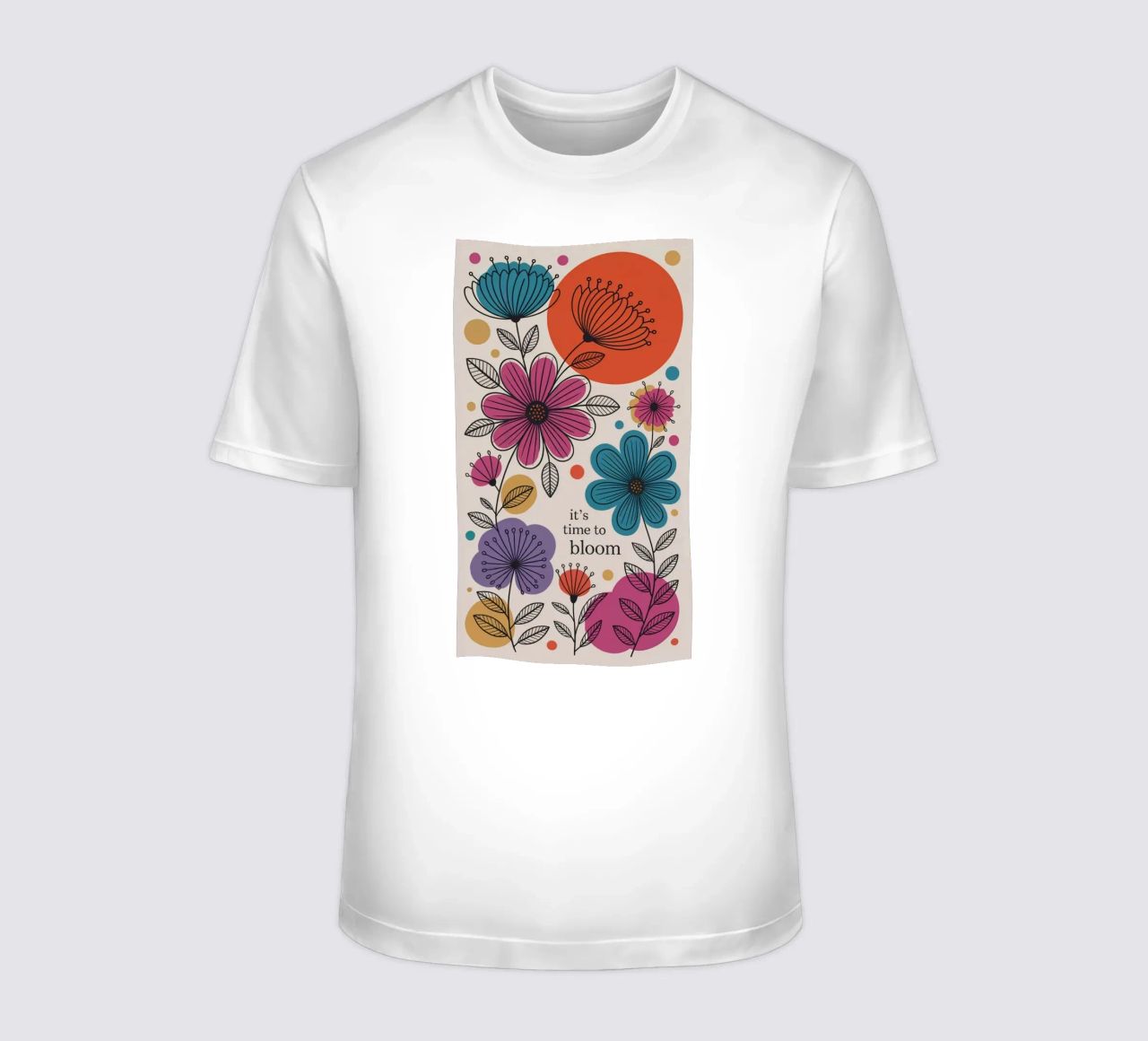 TIME TO BLOOM t-shirt da 20 Farben