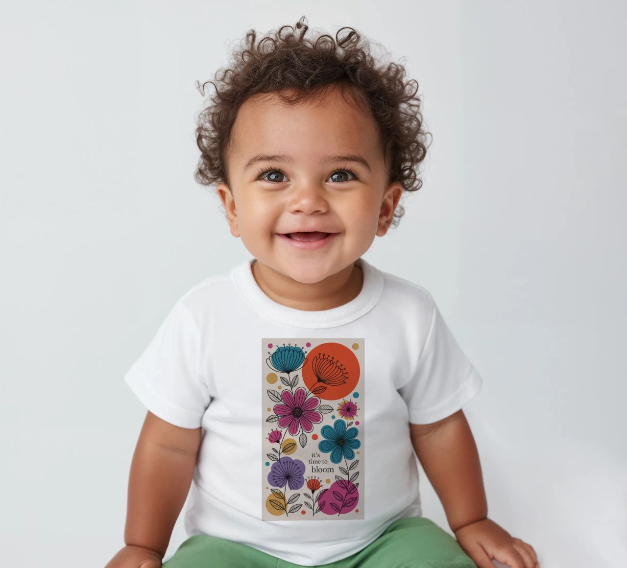TIME TO BLOOM maglietta neonato da 20 Farben
