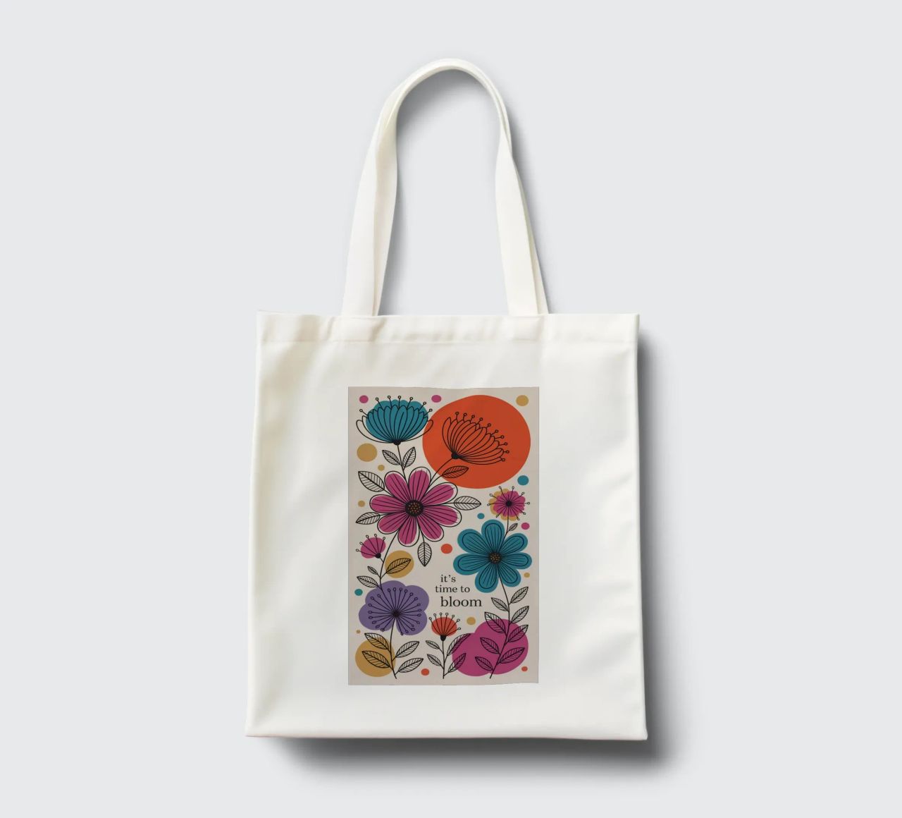 TIME TO BLOOM borsa in juta da 20 Farben