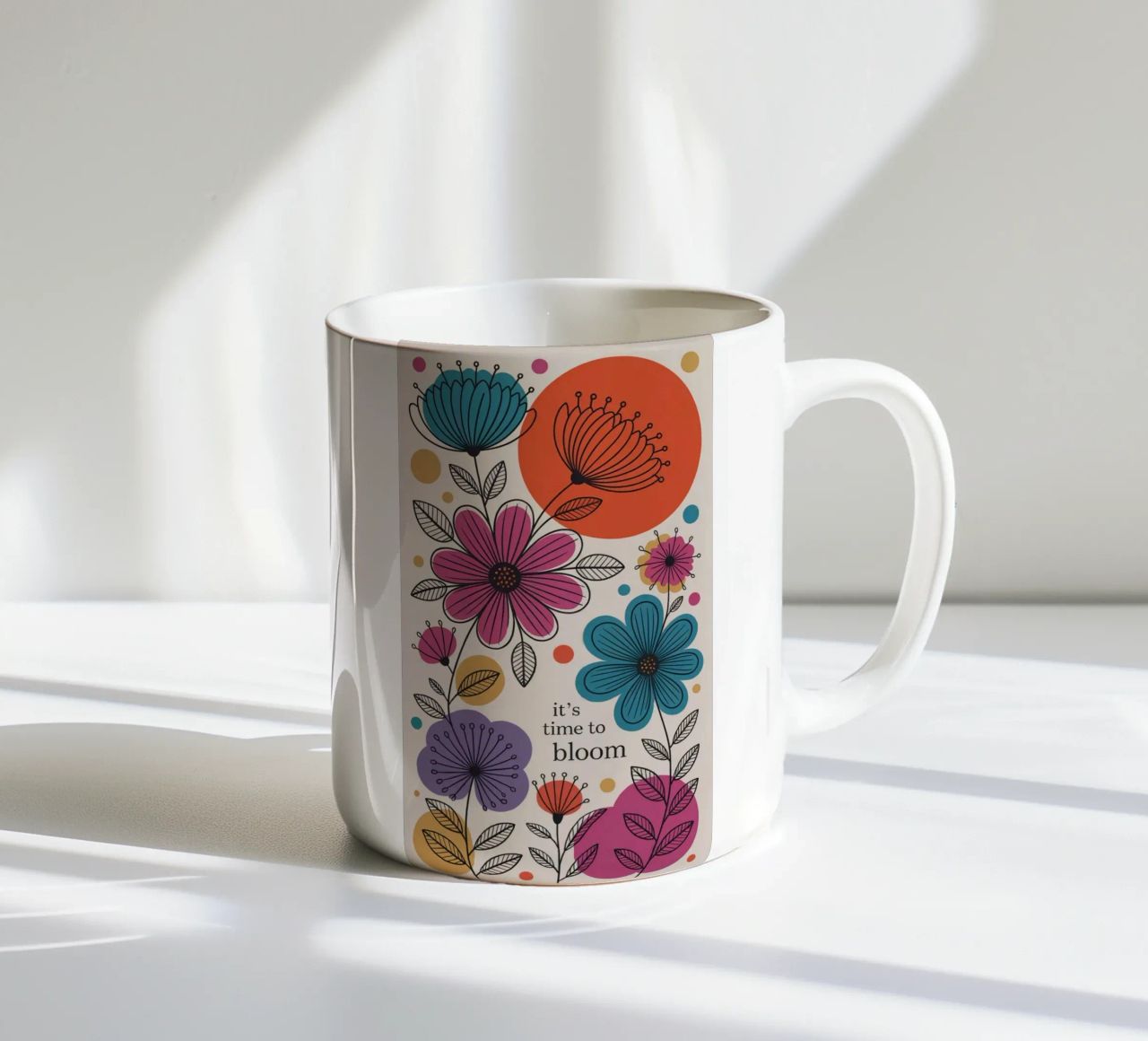 TIME TO BLOOM tazza in ceramica da 20 Farben