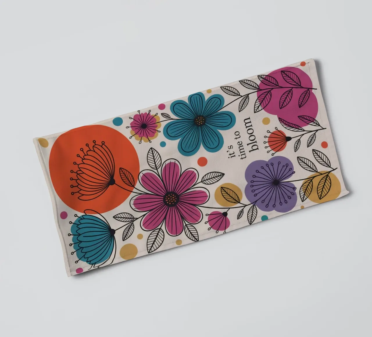 TIME TO BLOOM Handtuch von 20 Farben