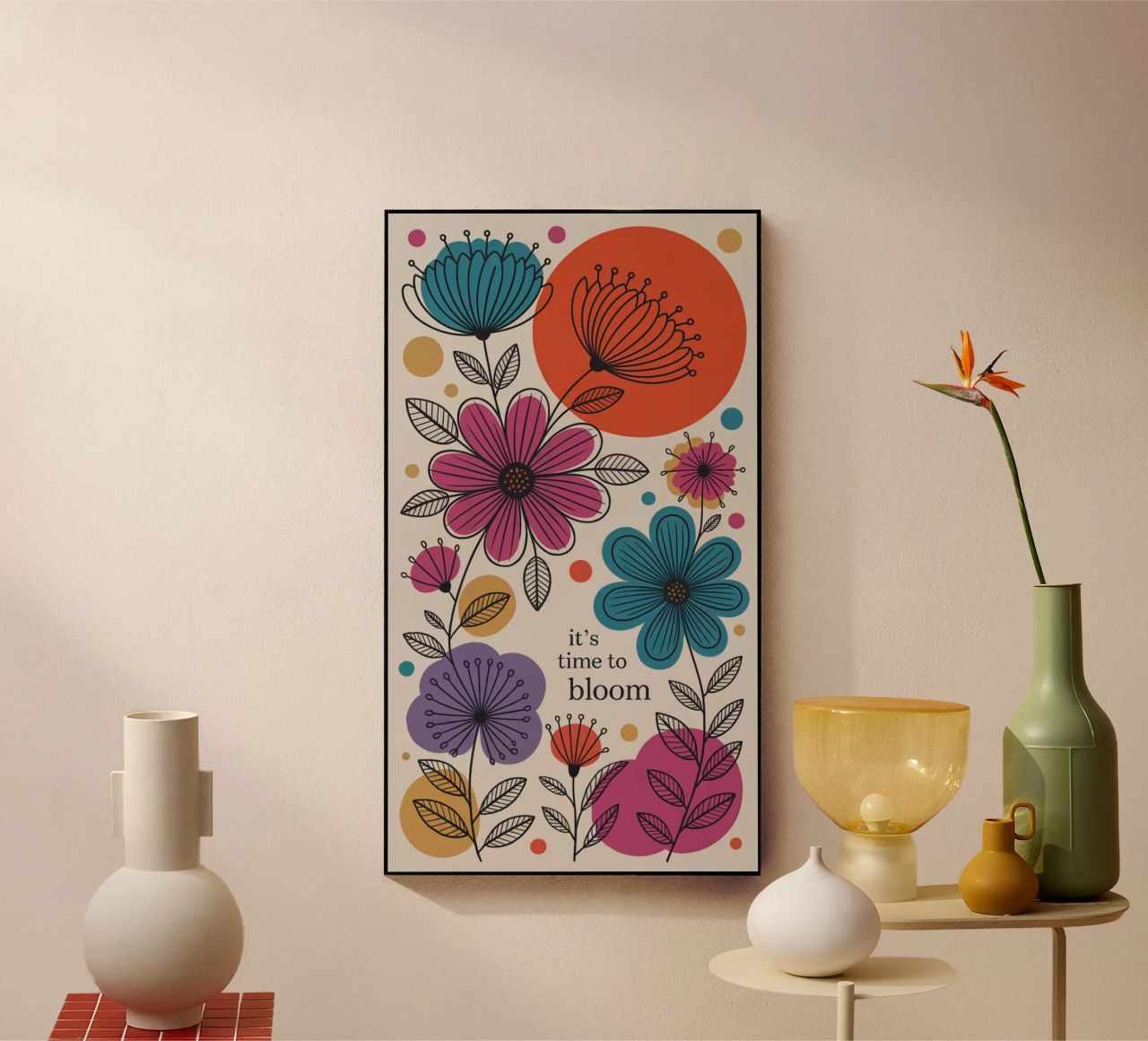 TIME TO BLOOM plexiglass da 20 Farben
