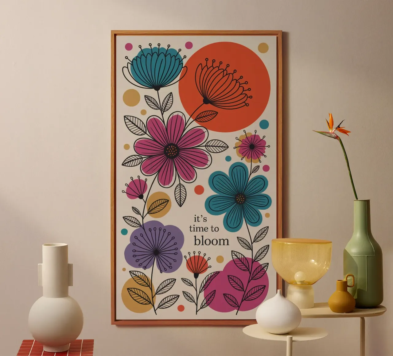 TIME TO BLOOM pannello forex da 20 Farben