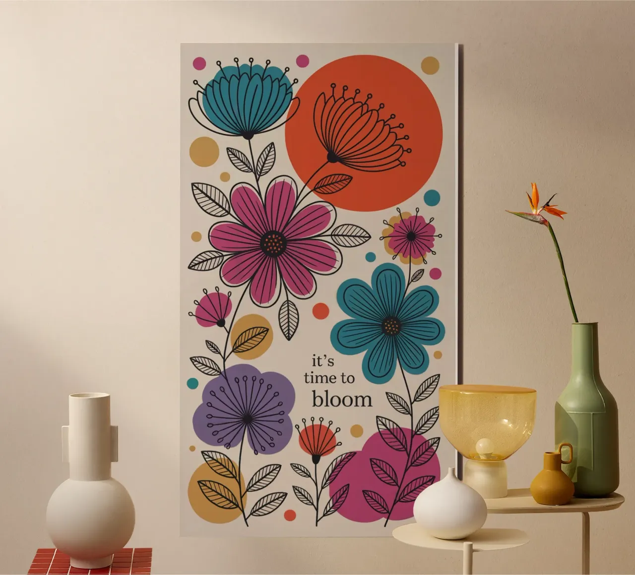 TIME TO BLOOM pannello forex da 20 Farben