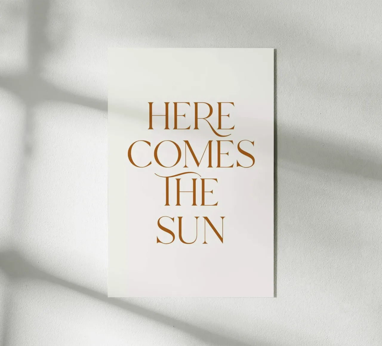Here Comes The Sun plexiglass da Mottos by Sinan Saydik