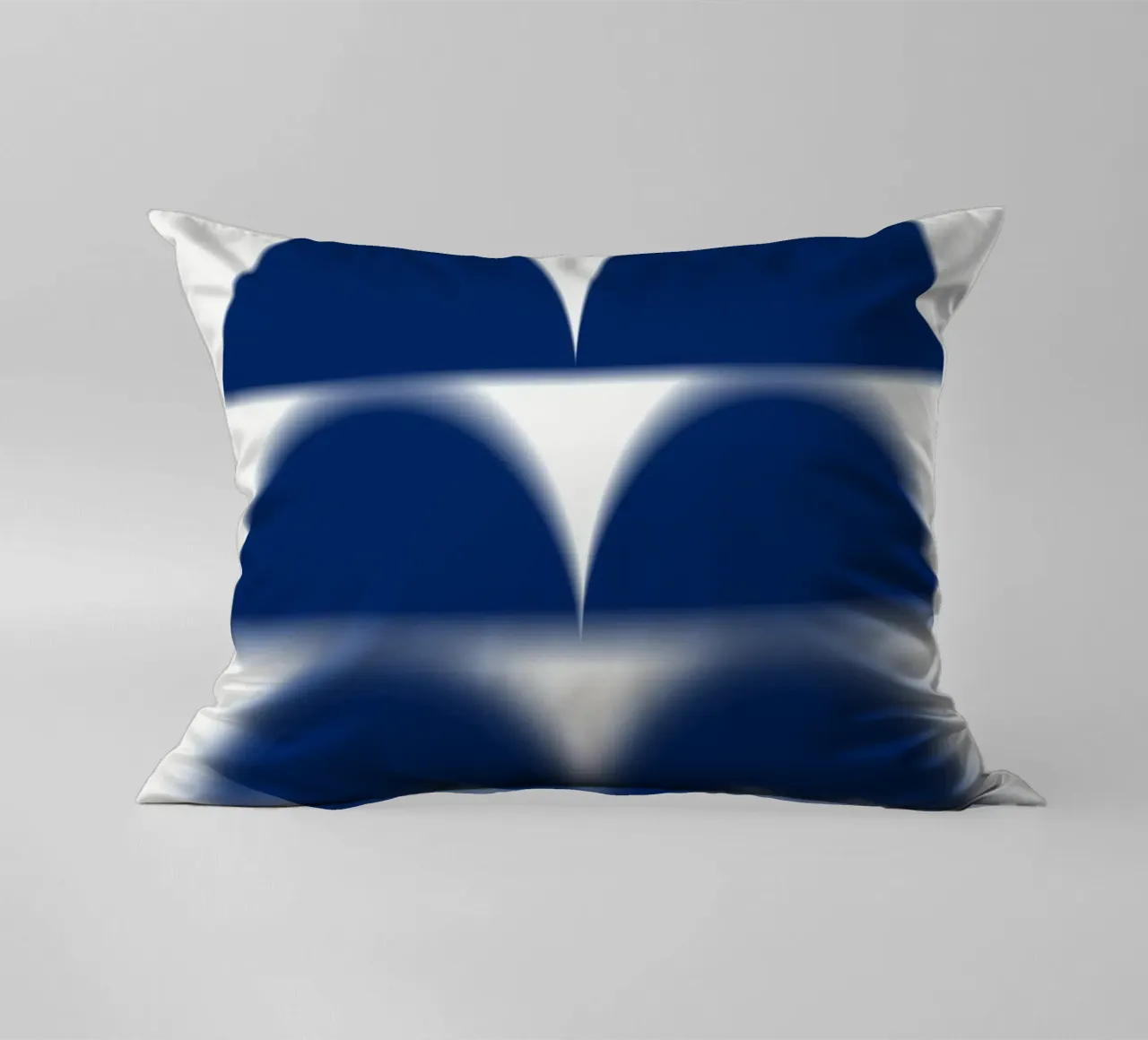 Semicerchi blu cuscino da Little Dean