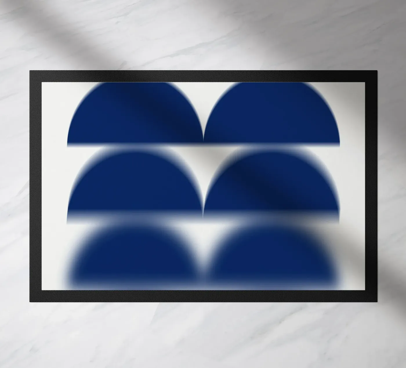 Blue semicircles zerbino da Little Dean