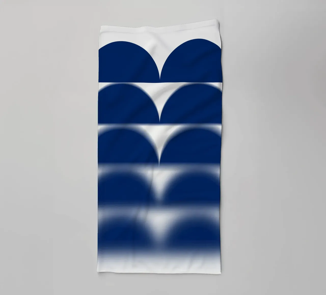 Semicerchi blu asciugamano da bagno da Little Dean