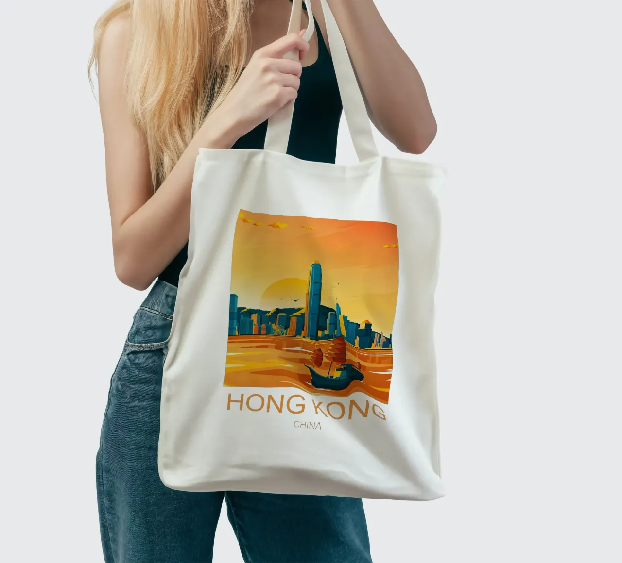 HongKong sera borsa in juta da Liliestudio