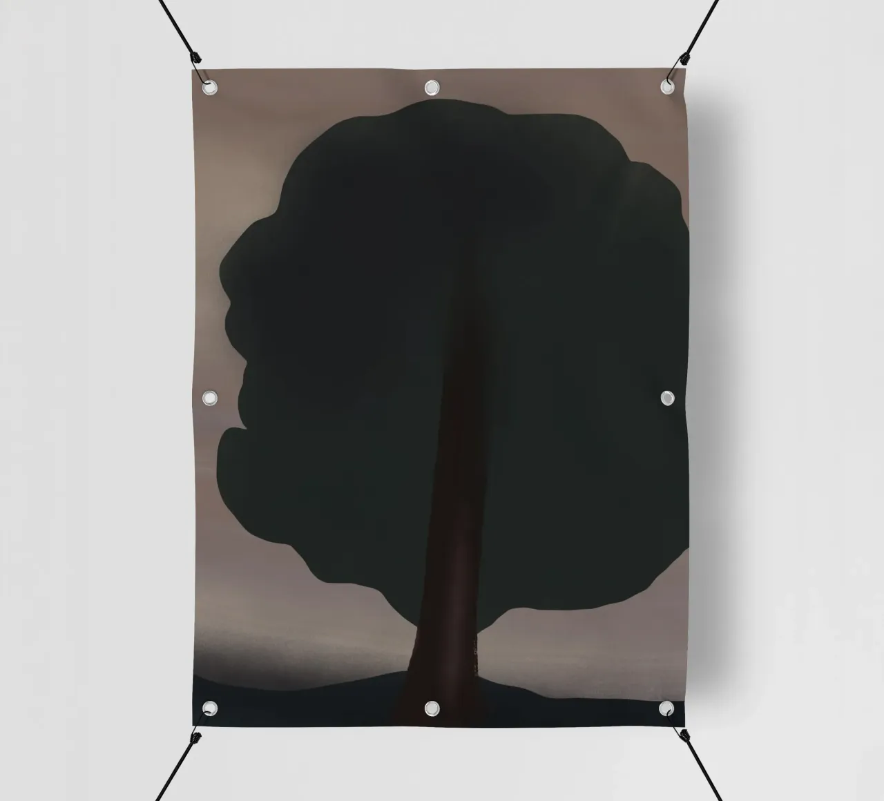 Albero dipinto di notte telo in pvc da Little Dean