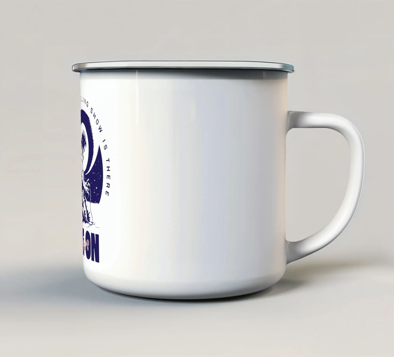 Vita su Marte? tazza in smalto da Gunawan Rb