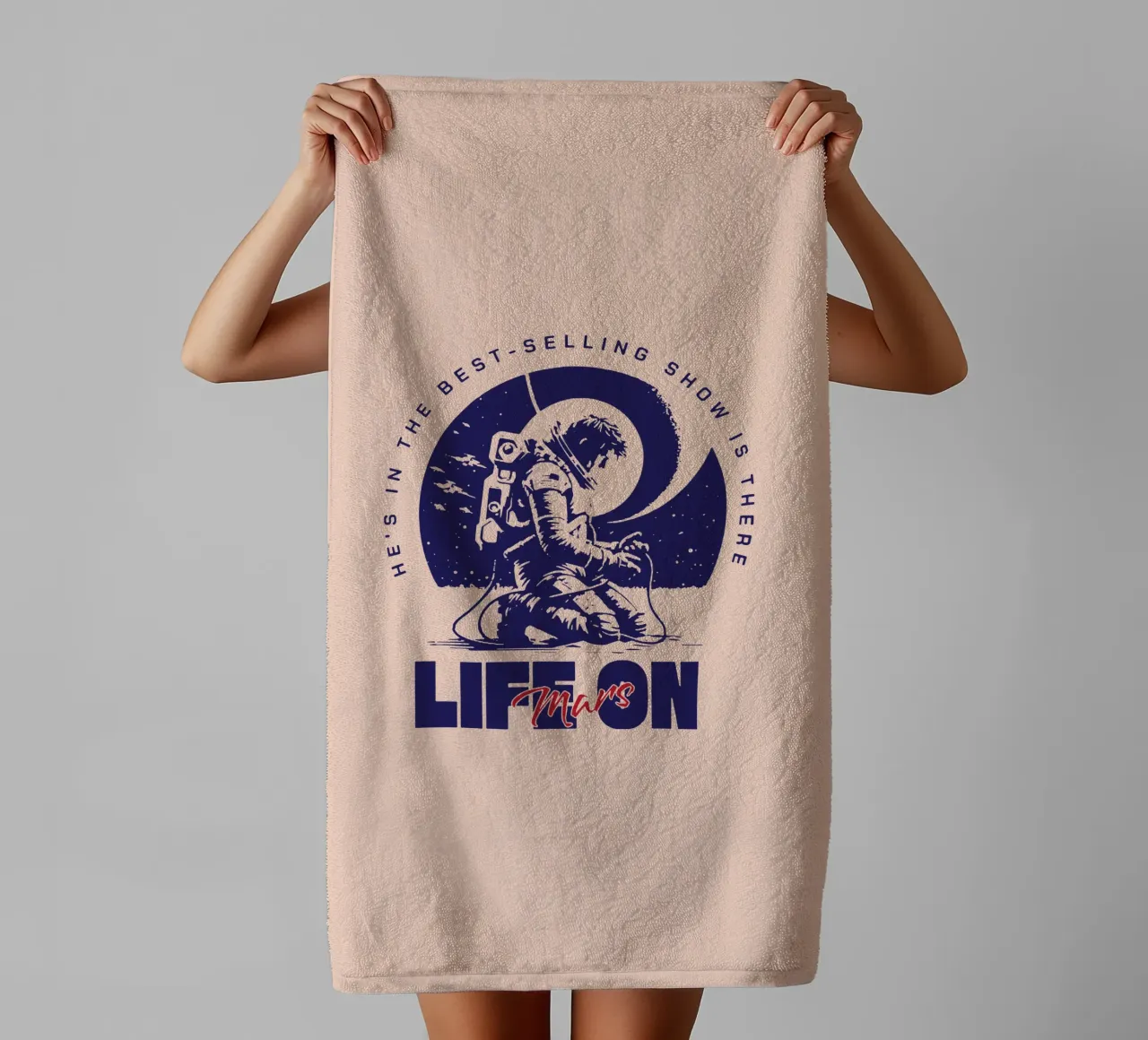 Life on Mars? towel by Gunawan Rb