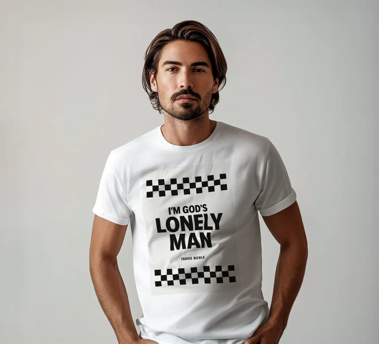Lonely Man Print t-shirt da MoviesArt