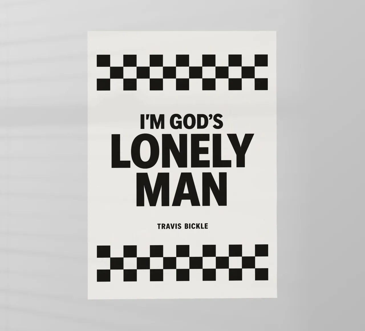 Lonely Man Print pellicola backlit da MoviesArt