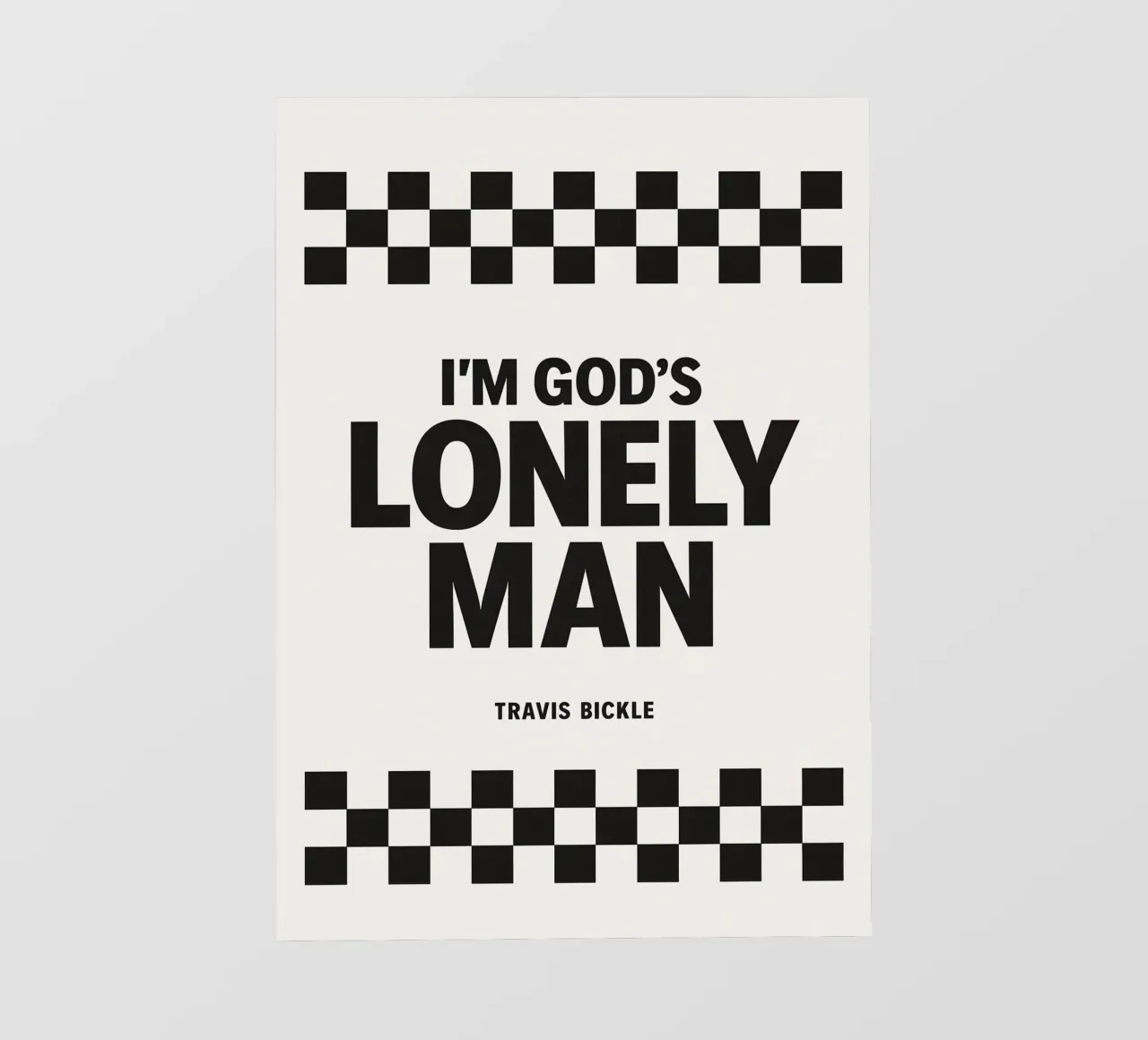 Lonely Man Print pellicola backlit da MoviesArt