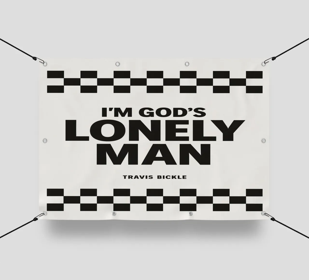 Lonely Man Print telo in pvc da MoviesArt