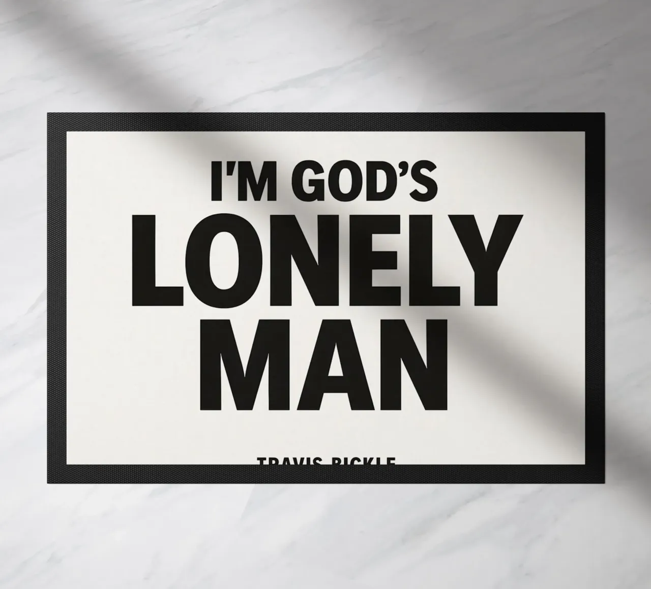Lonely Man Print zerbino da MoviesArt