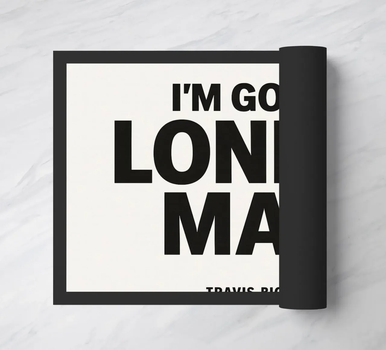 Lonely Man Print zerbino da MoviesArt
