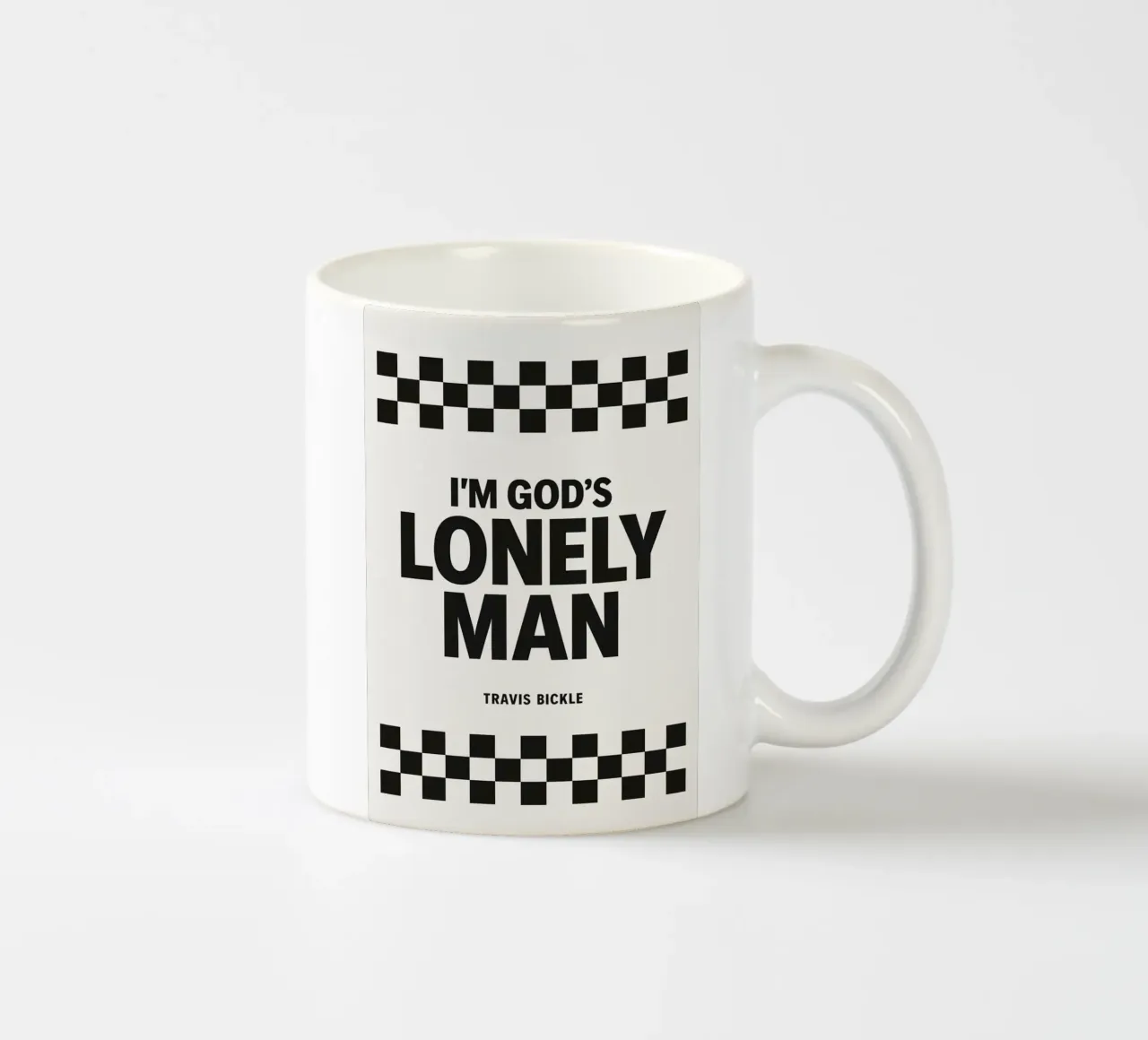 Lonely Man Print keramische mok van MoviesArt