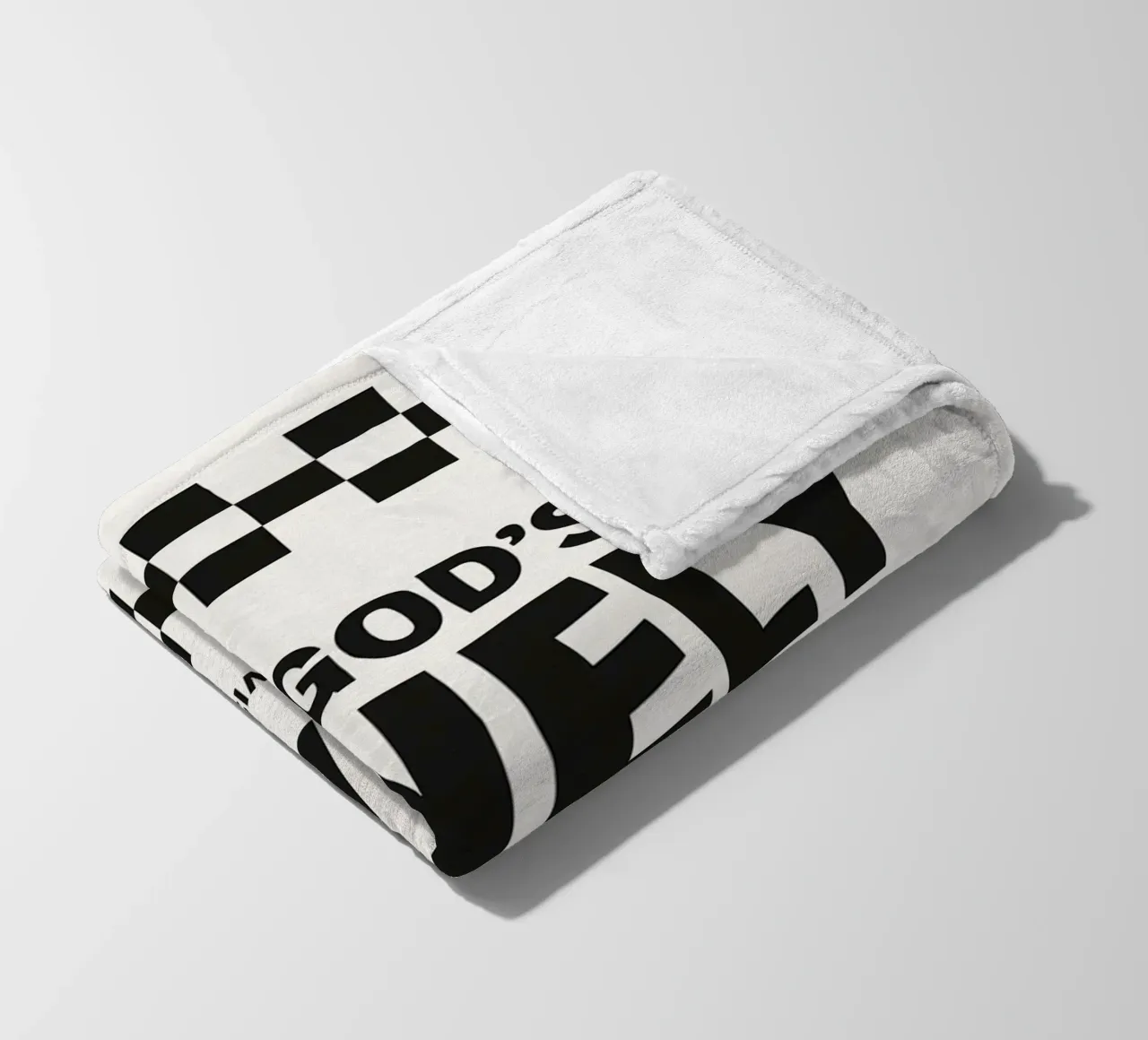 Lonely Man Print coperta in pile da MoviesArt