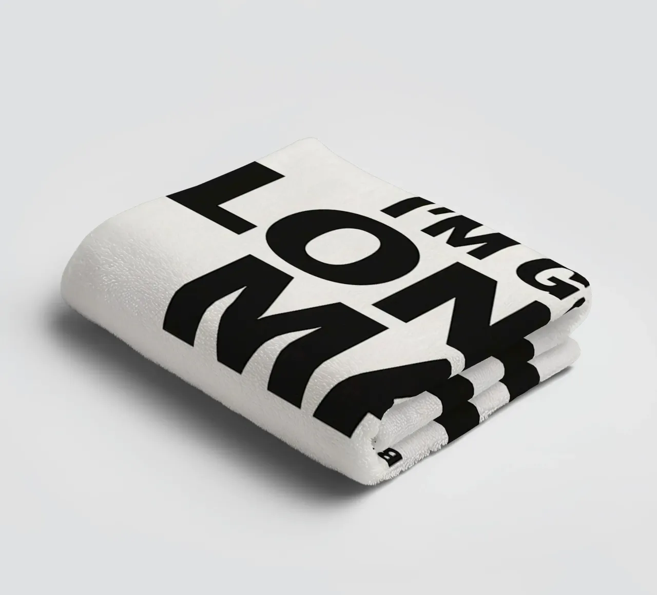 Lonely Man Print asciugamano da bagno da MoviesArt