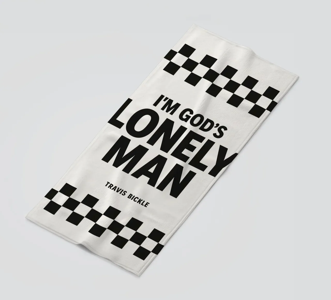 Lonely Man Print telo mare da MoviesArt