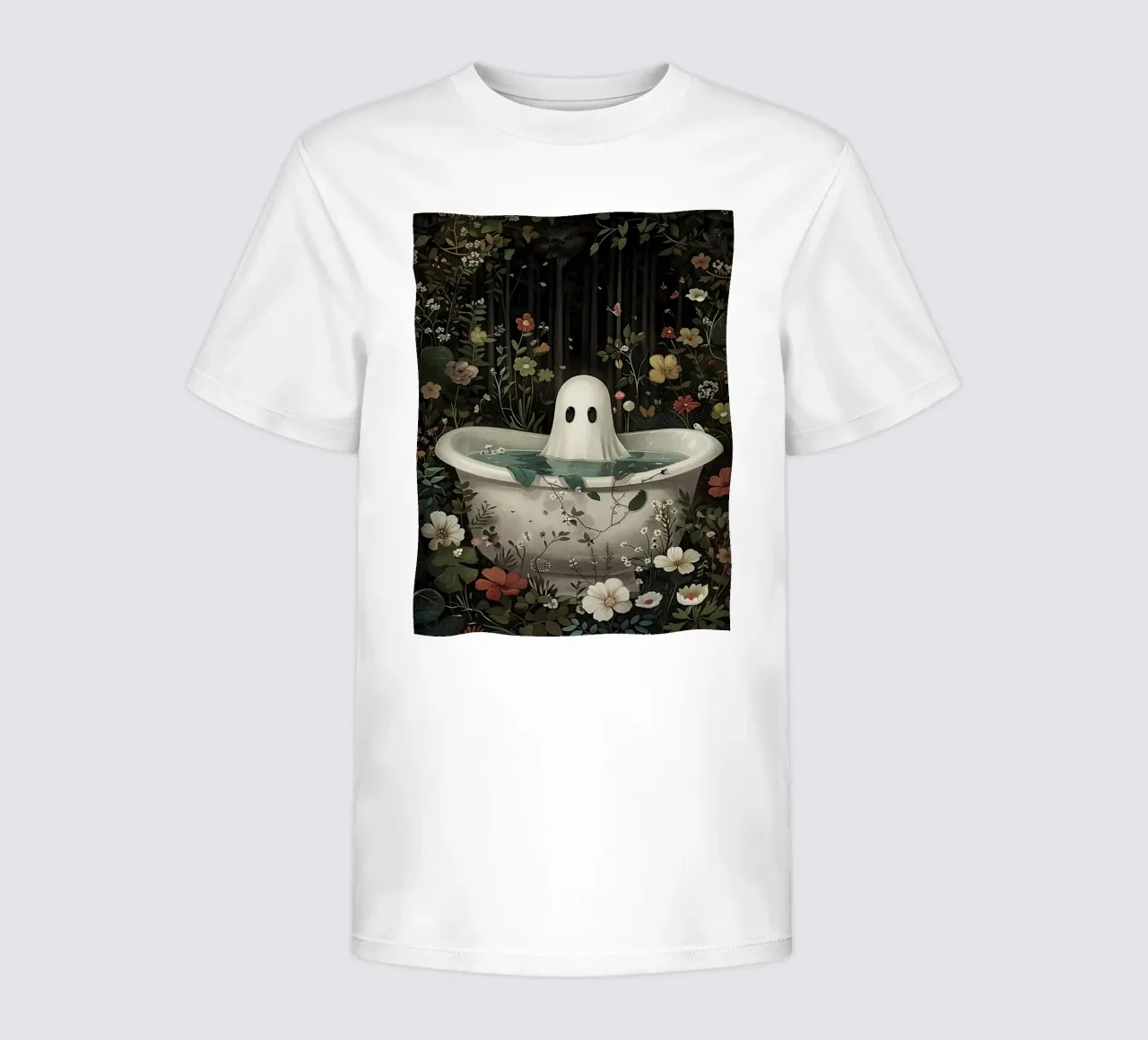 Ghost in The Bathtub kids t-shirt by Betty Shops