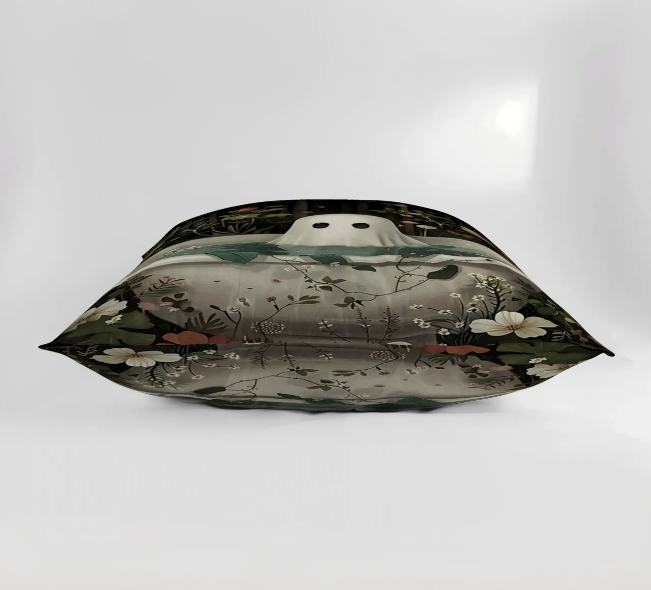 Ghost in The Bathtub decorative cushion by Betty Shops