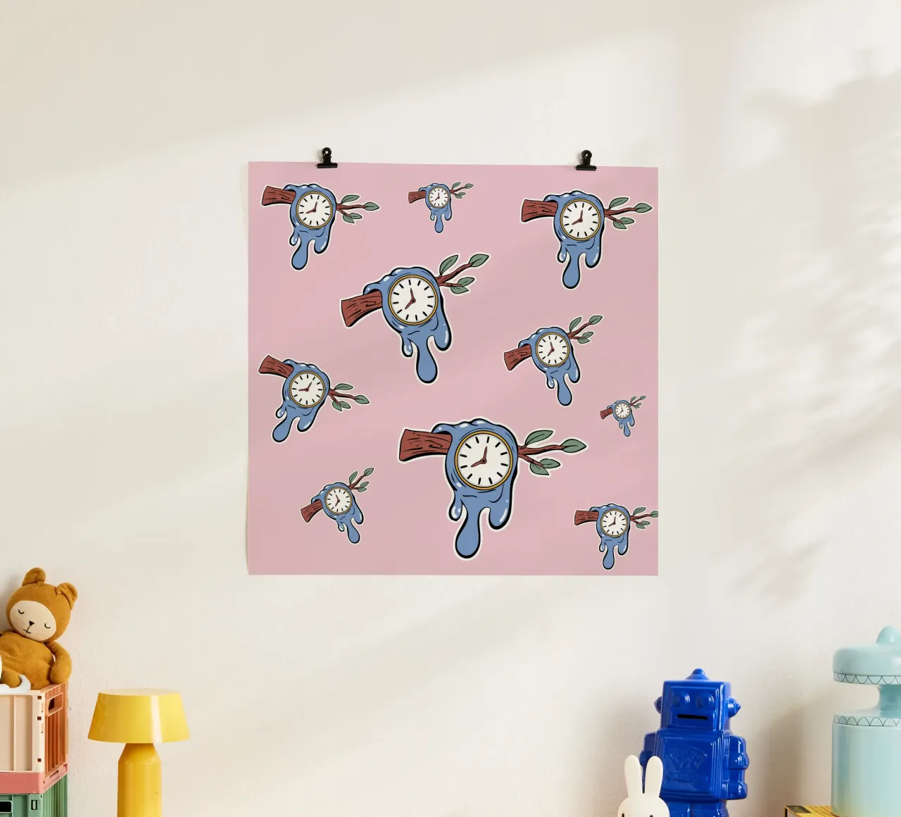 Surrealism Clock poster da Hey Vincent