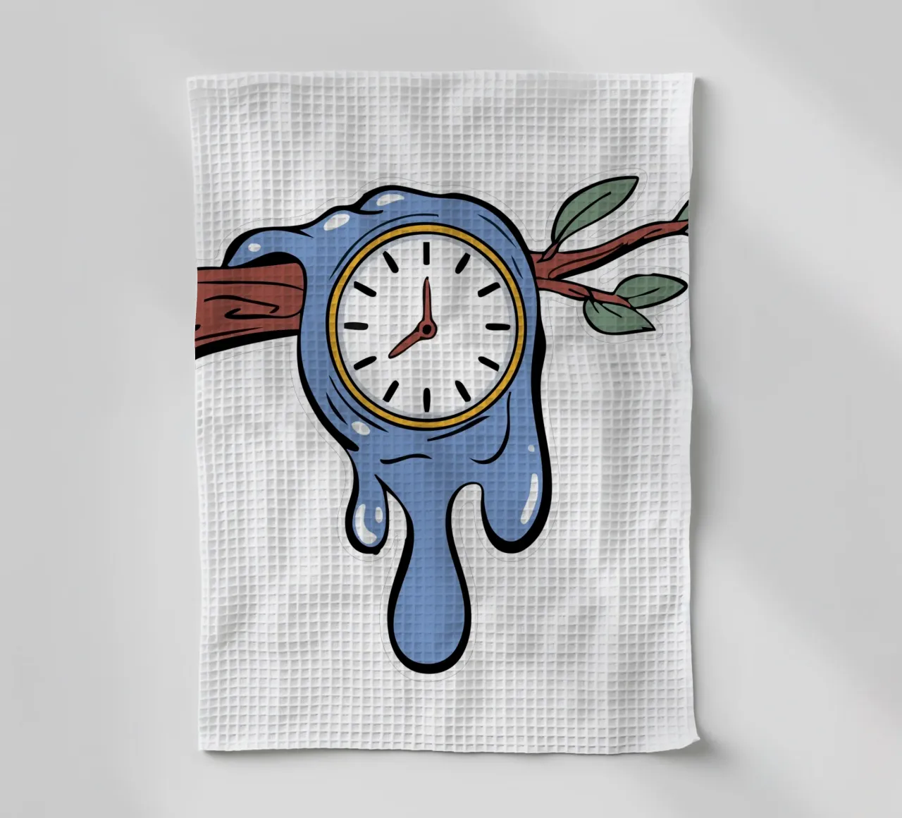 Surrealism Clock canovaccio da cucina da Hey Vincent