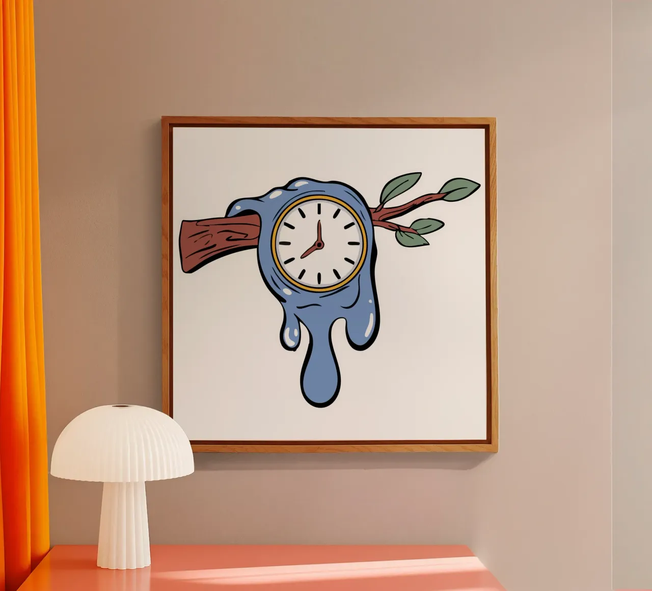 Surrealism Clock plexiglass da Hey Vincent