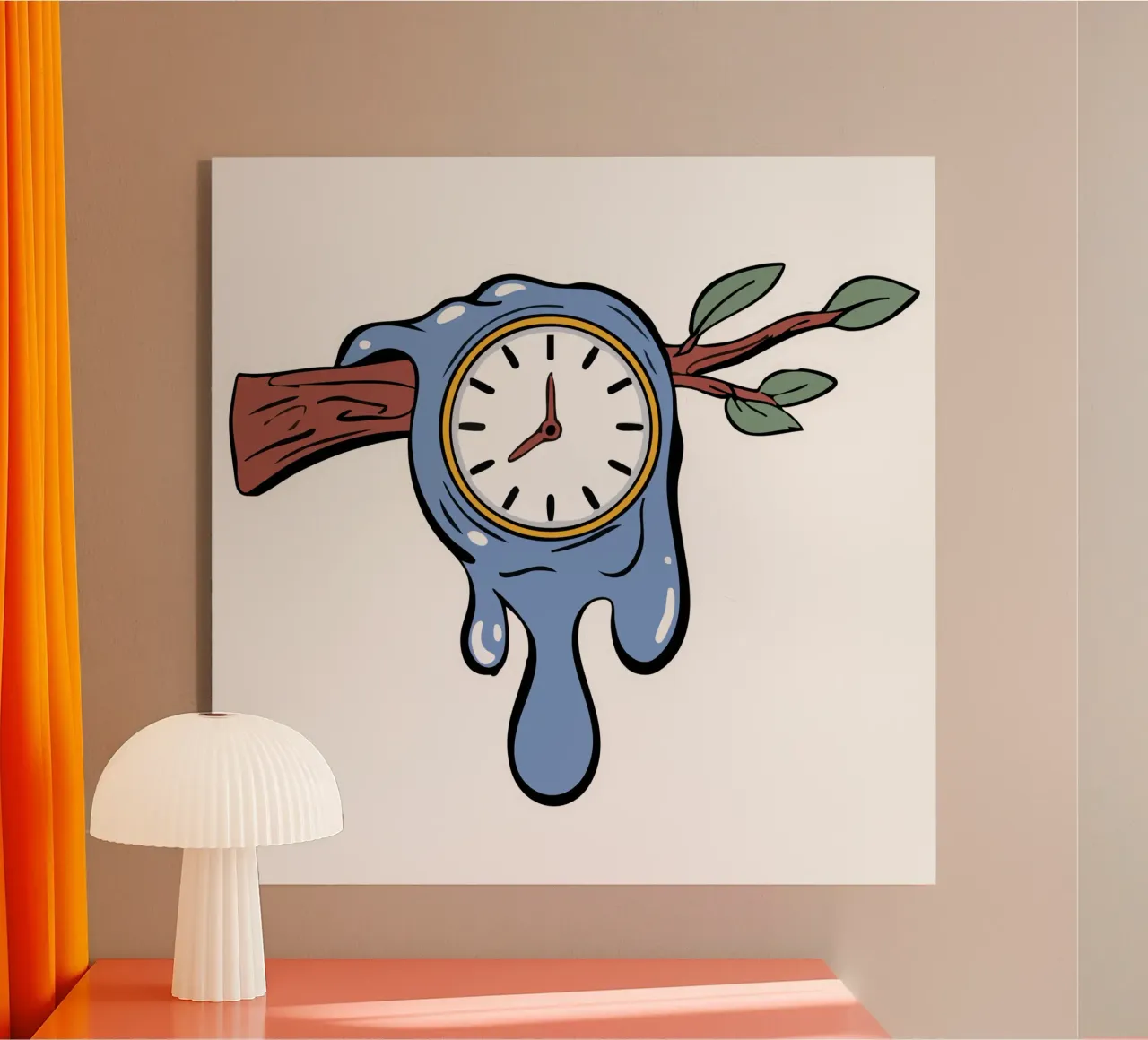 Surrealism Clock plexiglass da Hey Vincent