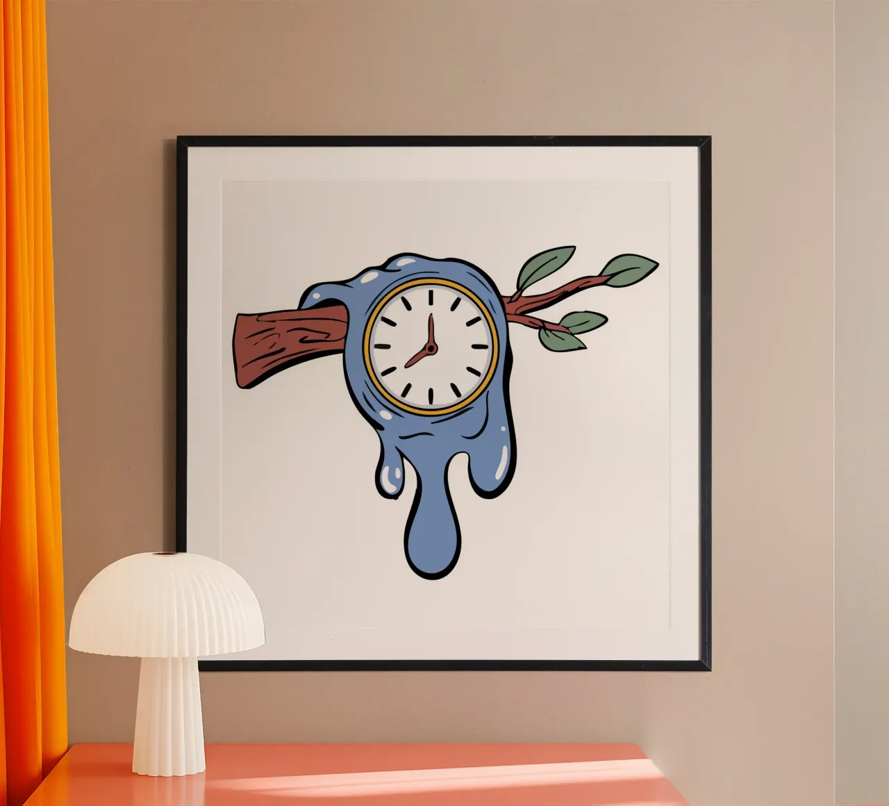 Surrealism Clock carta hahnemühle da Hey Vincent