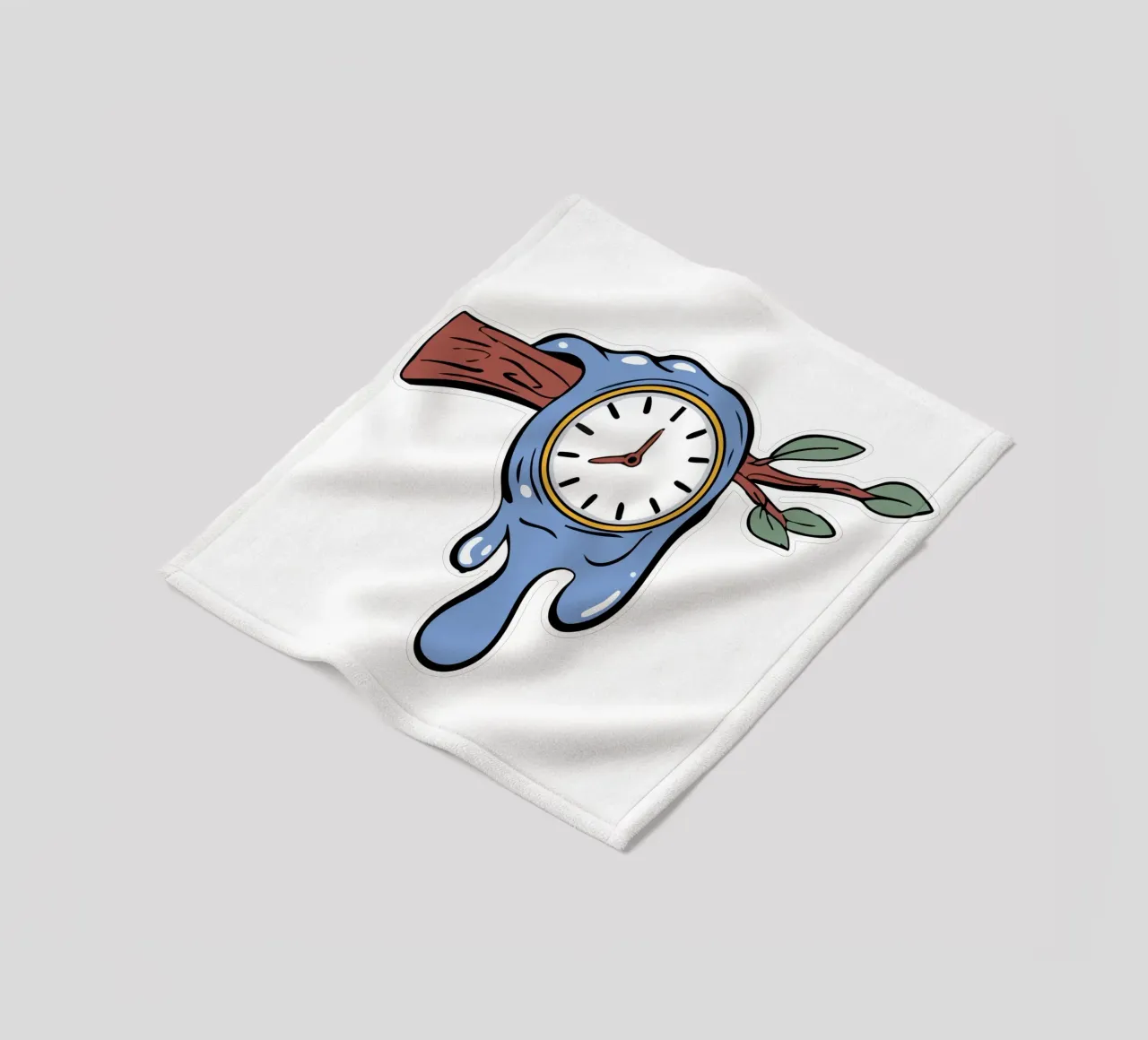 Surrealism Clock coperta in pile da Hey Vincent